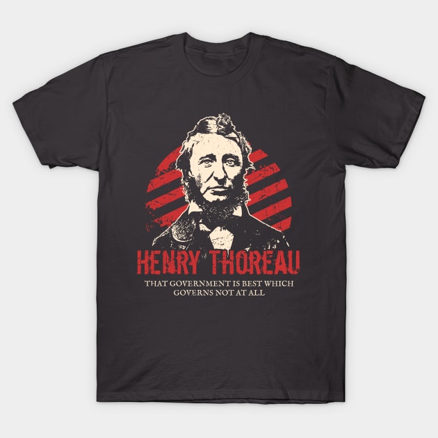 Henry David Thoreau - Anarchists T-Shirt by dan89